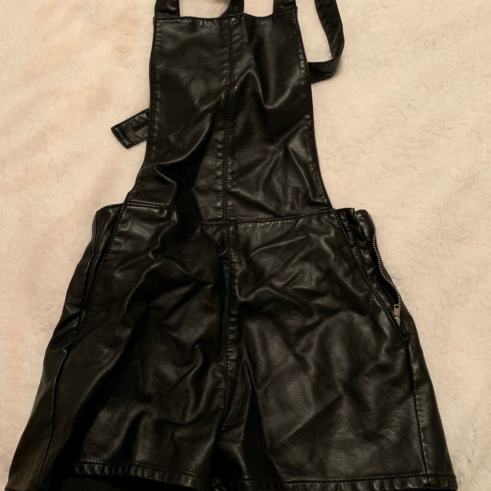 Leather Romper